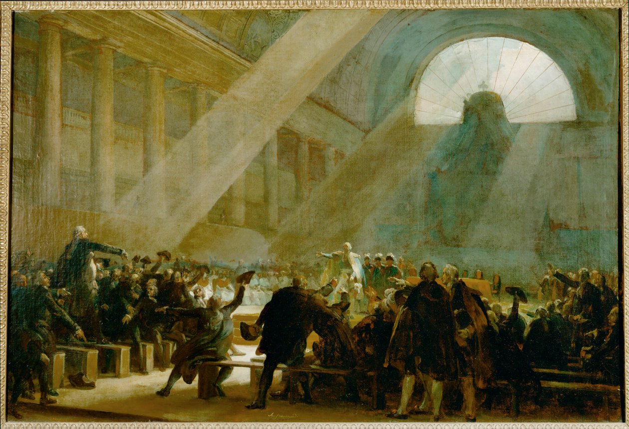 Eden i Jeu de Paume... av Alexandre Evariste Fragonard
