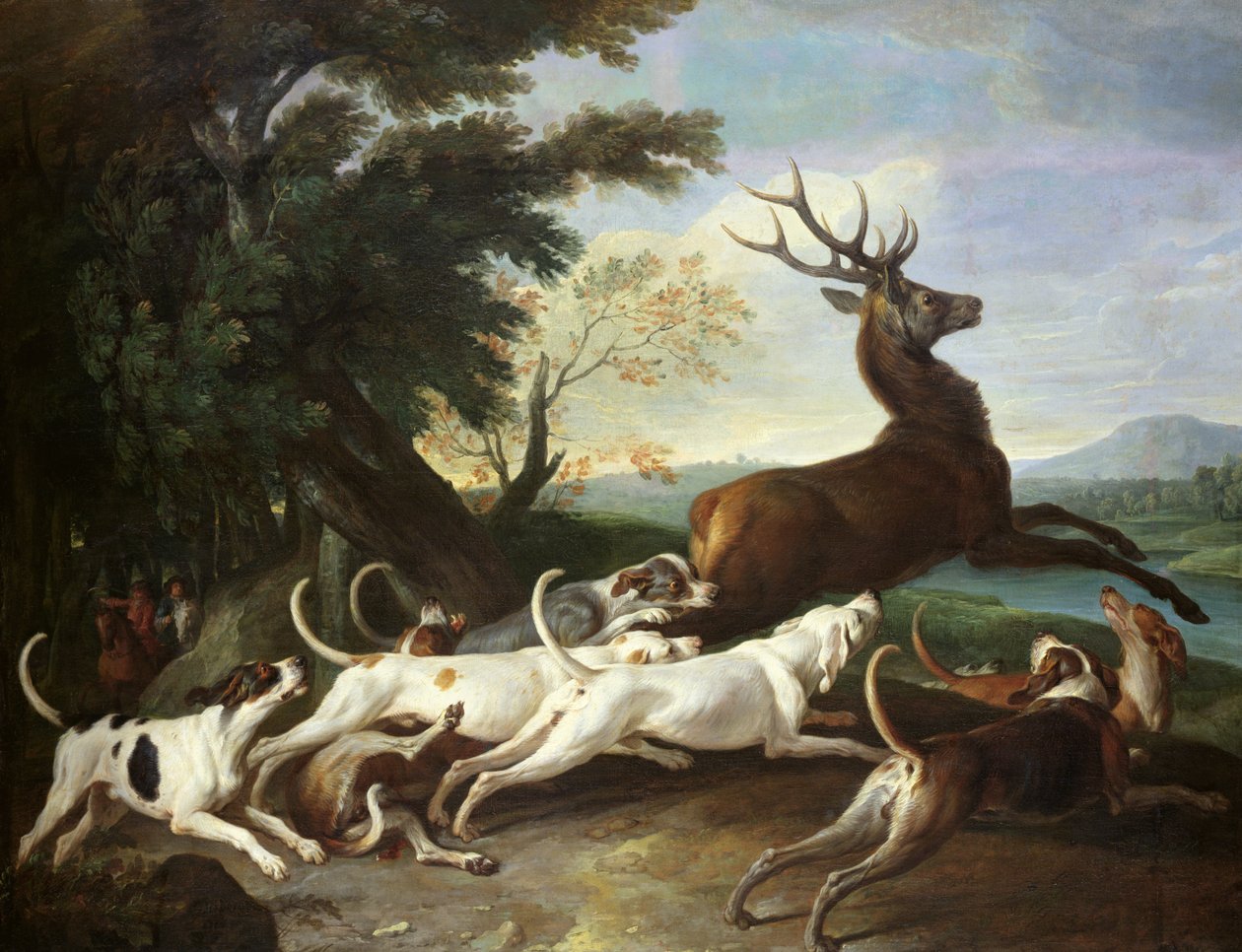 Rådjursjakten, 1718 av Alexandre Francois Desportes