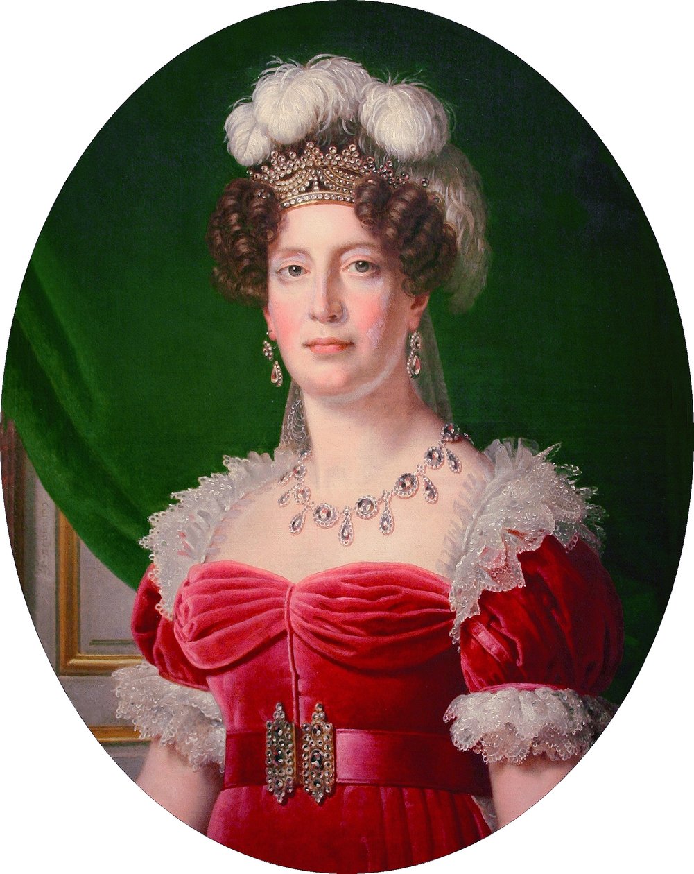 Franska: Portrait en buste de Marie-Thérèse Charlotte de France, duchesse d