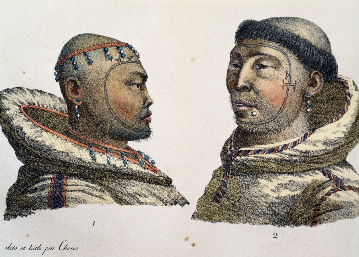 Invånare på St Lawrence Island av Nicolas Toussaint Charlet