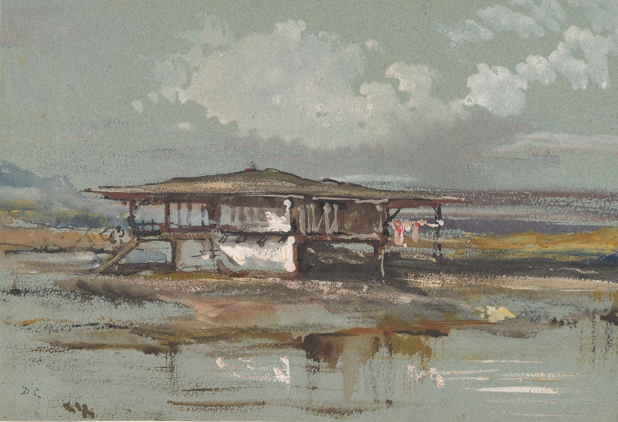 Ett hus i Turkiet, 1820-60. av Alexandre Gabriel Decamps