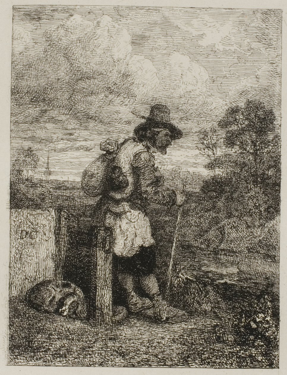 Beggar av Alexandre Gabriel Decamps