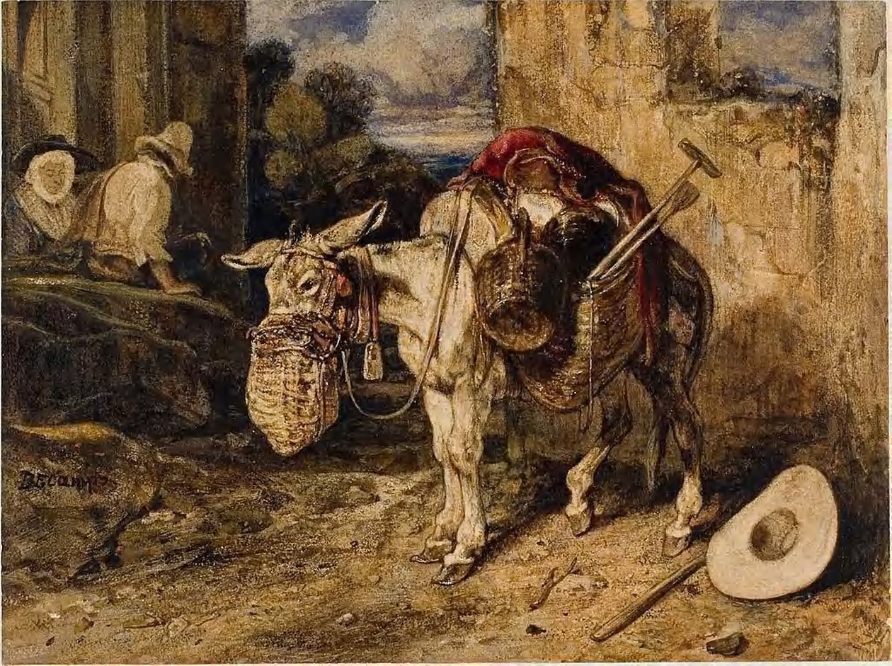 Åsnan av Alexandre Gabriel Decamps