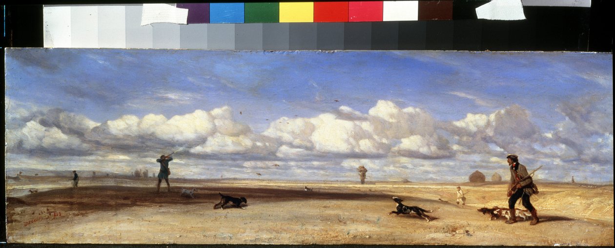 ""Ankajakten"" (Ankjägare) Målning av Alexandre Gabriel Decamps (1803-1860) 1843 Pushkin Museum Moskva av Alexandre Gabriel Decamps