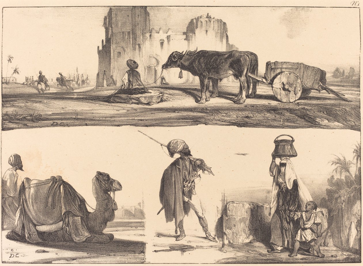 Orientaliska vinjetter av Alexandre Gabriel Decamps