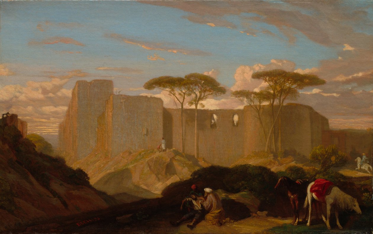 Den barmhärtige samariten, ca 1842 (olja på tyg) av Alexandre Gabriel Decamps