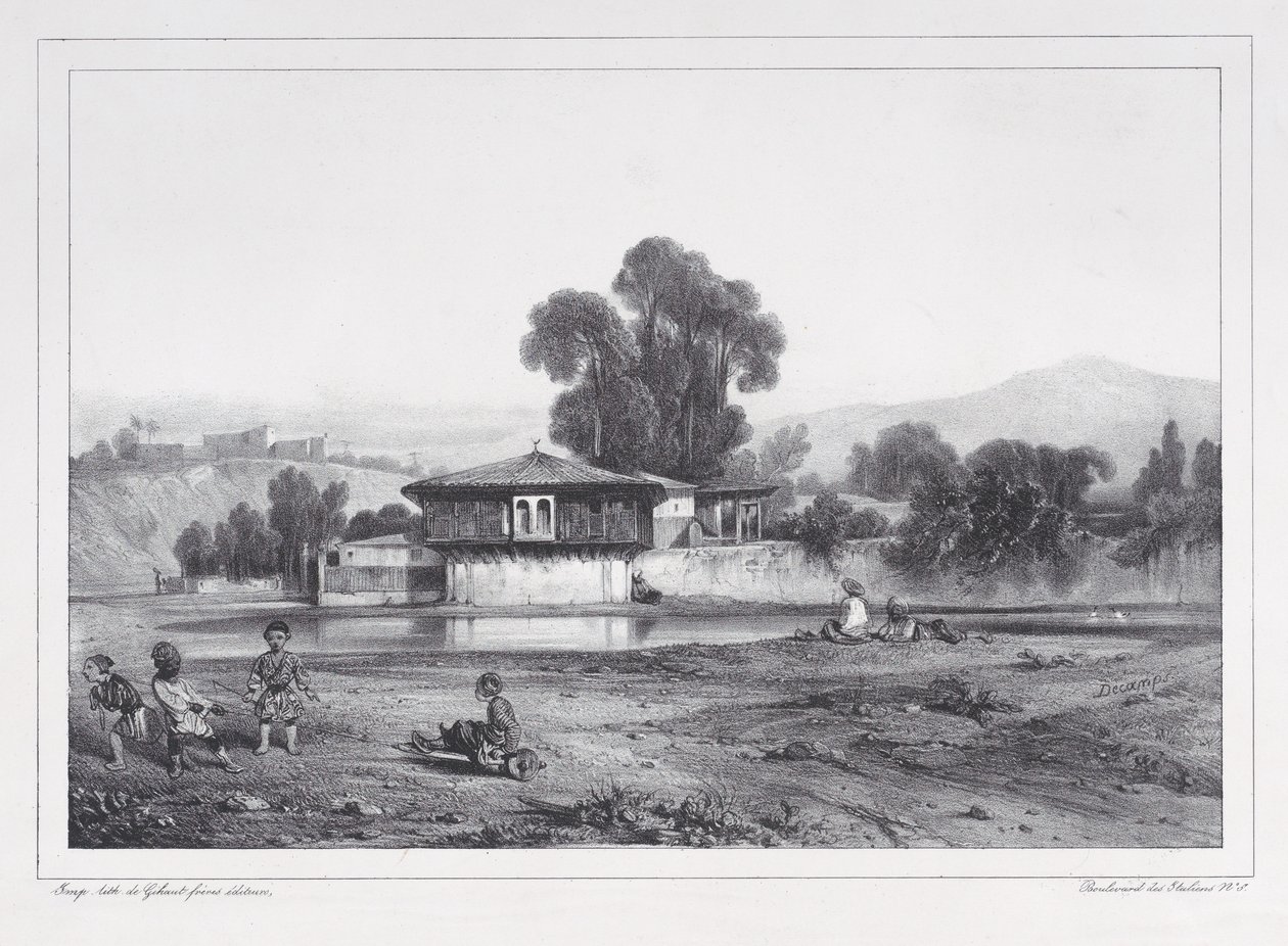 Turkisk barack, 1823-60. av Alexandre Gabriel Decamps