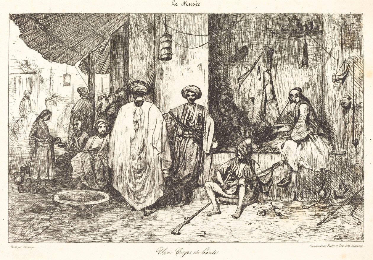 Ett vakthus av Alexandre Gabriel Decamps