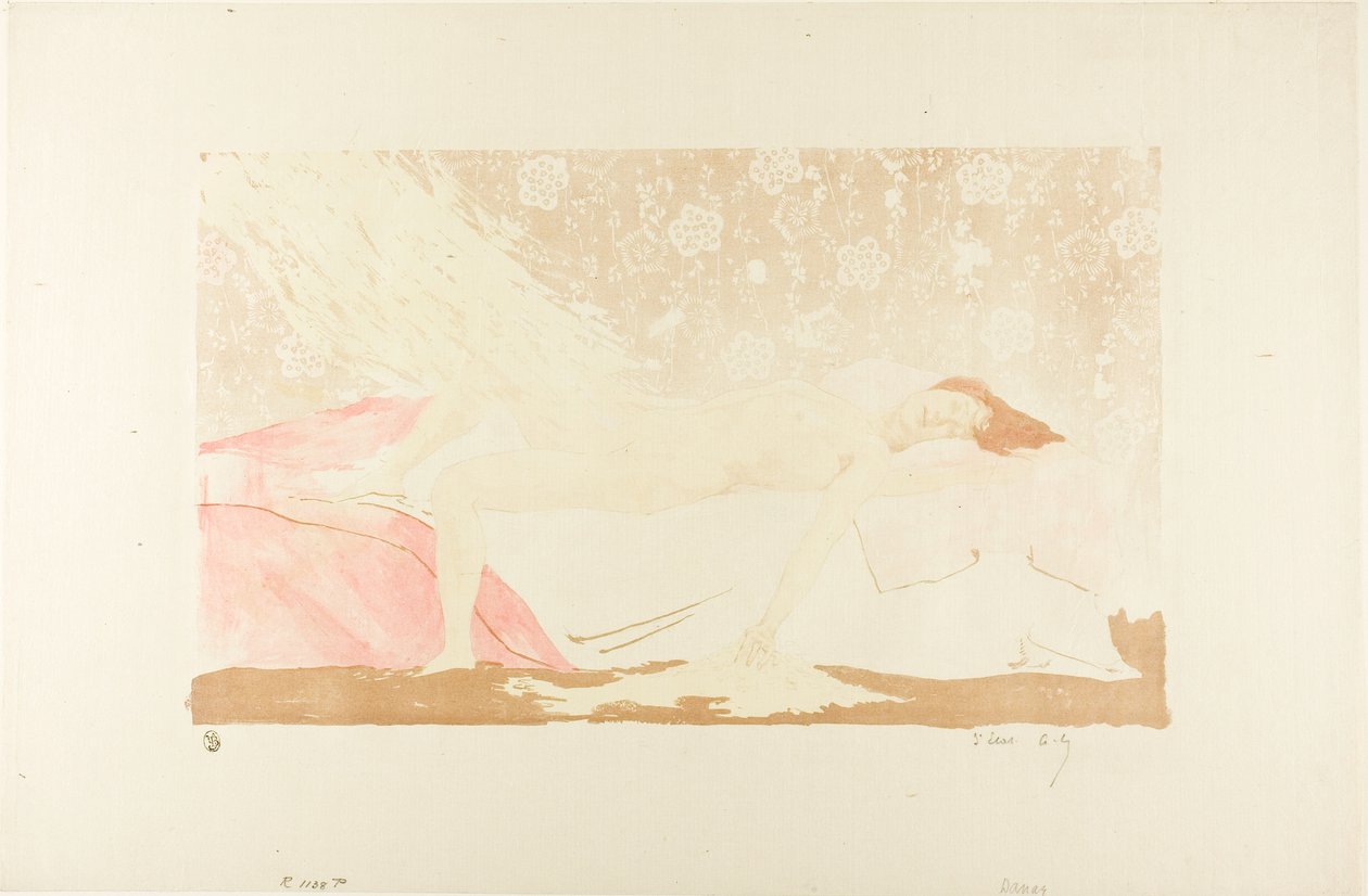 Danae av Alexandre Lunois