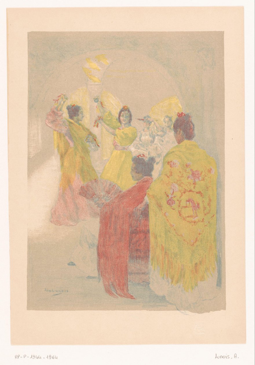Kvinnor från Sevilla La sevillana (originaltitel) av Alexandre Lunois