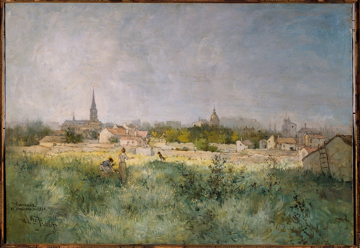 Vaugirardkampanjen 1881 Målning av Alexandre Prevost (1800-talet) Sun. 0,46 x 0,65 m Paris. Karnevalsmuseet av Alexandre Prevost
