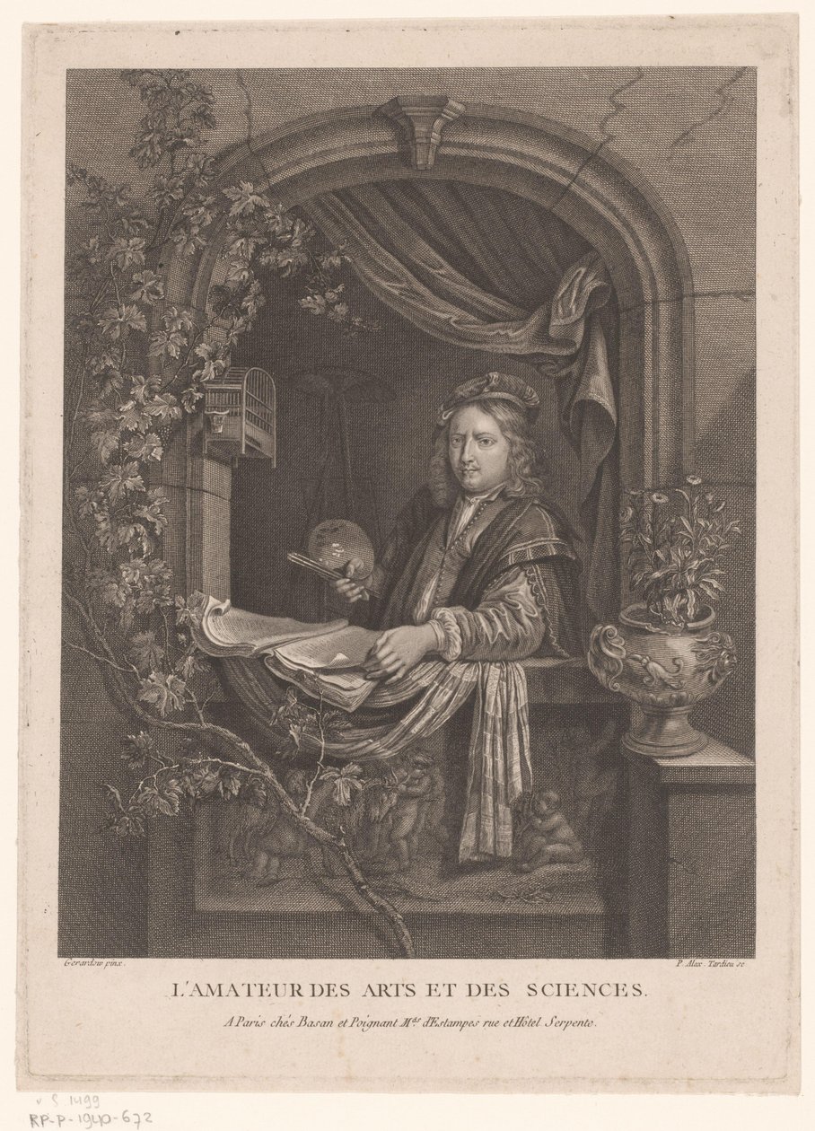 Självporträtt av Gerard Dou L