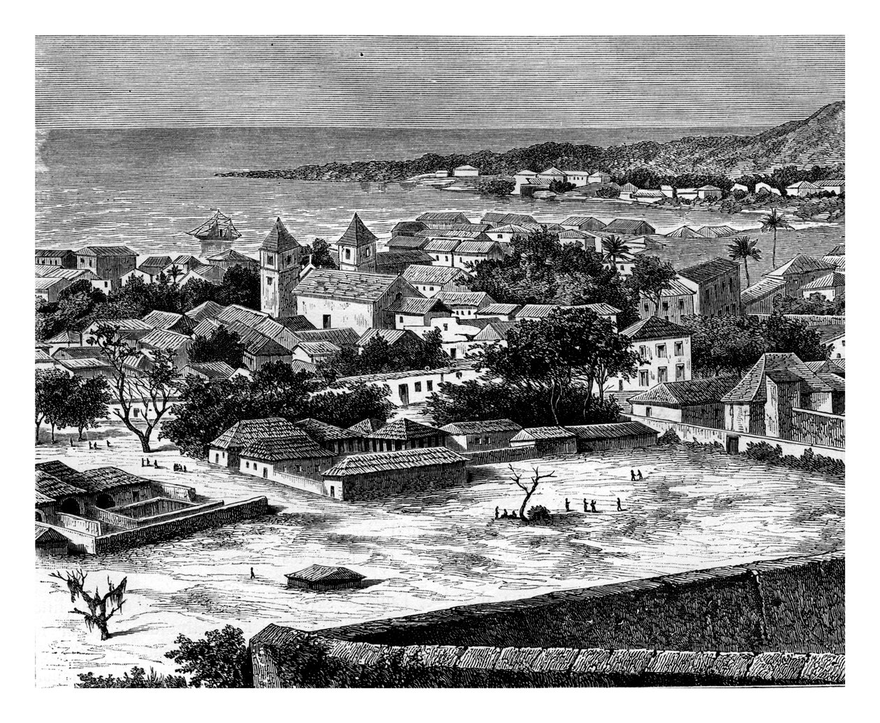 Sao Paulo, Luanda, Angola, 1800-talet av Alexandre de Bar
