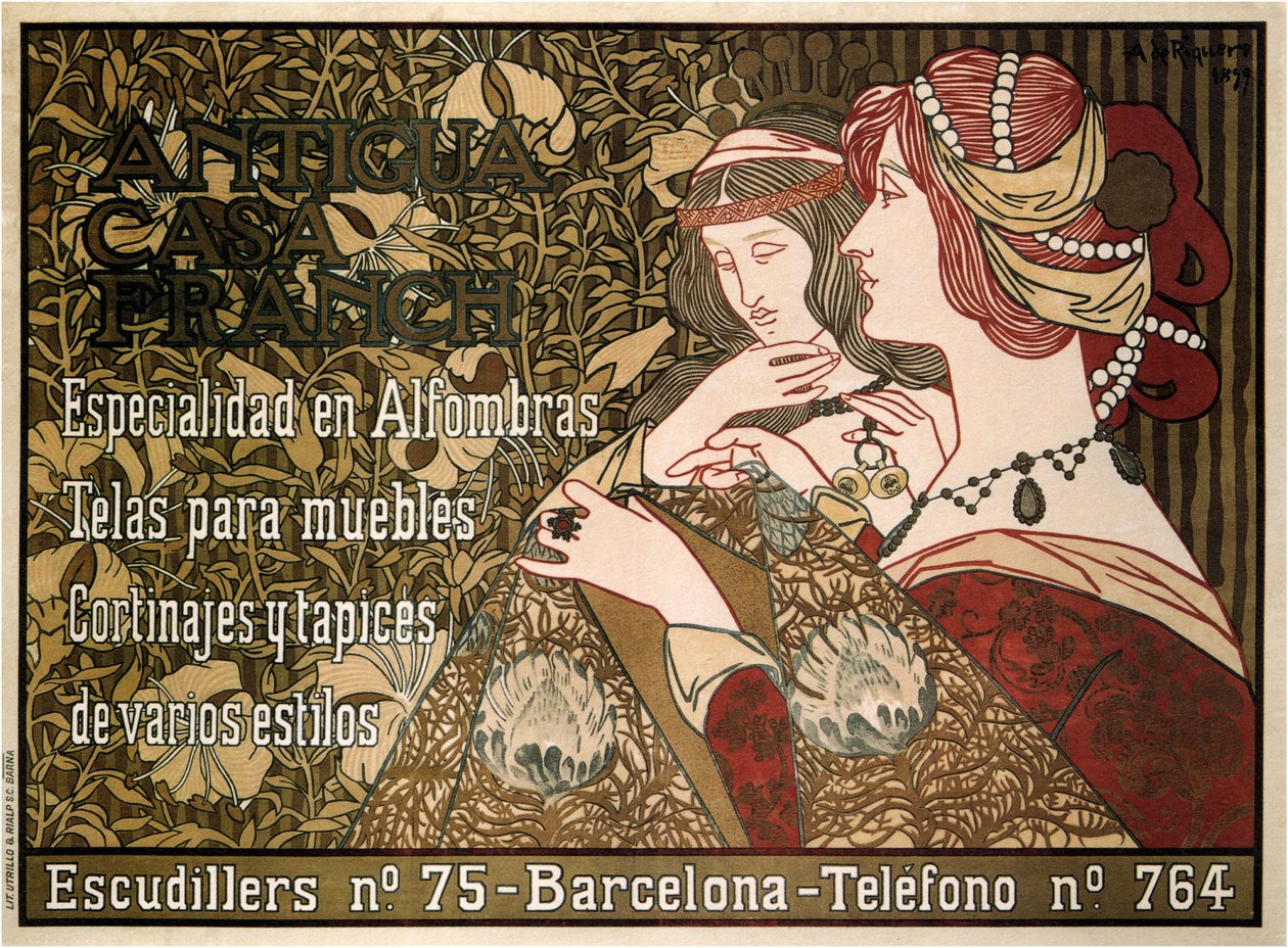 Gamla Franch House, 1899 av Alexandre de Riquer