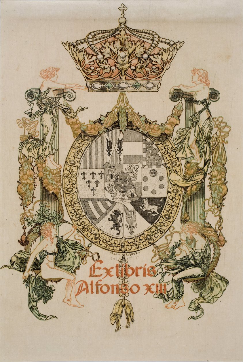 Boktavla av Alfons XIII av Alexandre de Riquer