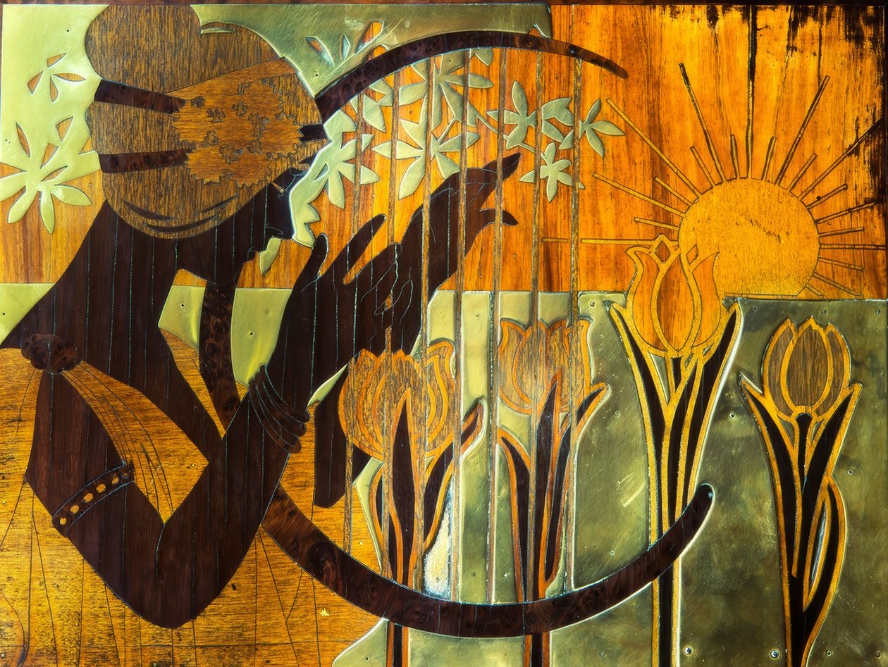 Intarsia. Cirkel av Lyceum. Barcelona. av Alexandre de Riquer