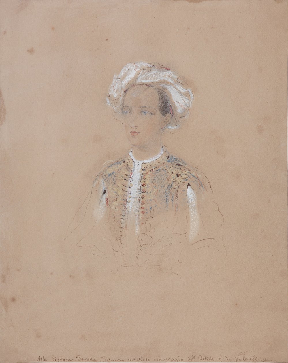 Porträtt av storhertig Michael Nikolaevich av Ryssland 1832-1909, 1830-1840-talet av Alexandre de Valentini