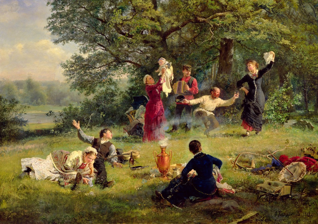 Söndagen 1884 av Alexei Korsuchin