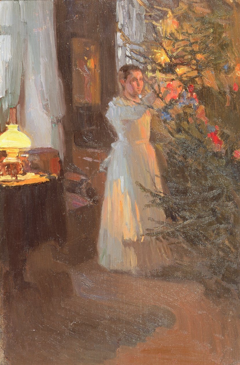 Julgranen, 1910 av Alexei Mikhailovich Korin