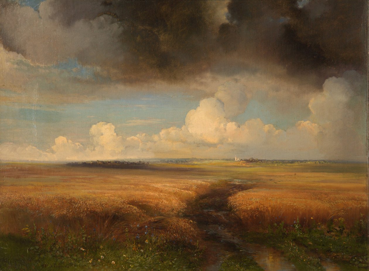 Rågfältet, 1881. av Alexei Kondratyevich Savrasov