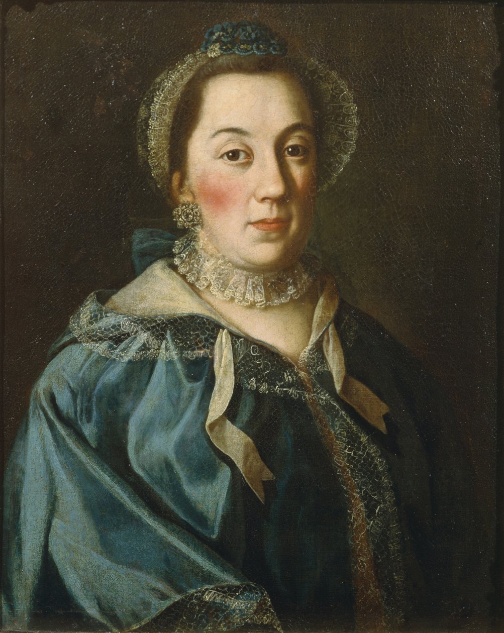 Porträtt av grevinnan Yelizaveta Franzevna Buturliina, 1763 av Alexei Petrovich Antropov