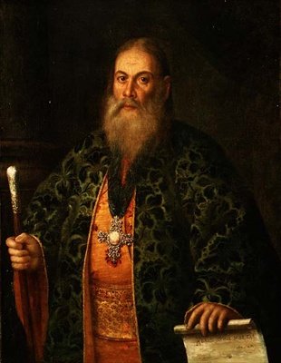 Porträtt av Fjodor Dubyansky av Alexei Petrovich Antropov