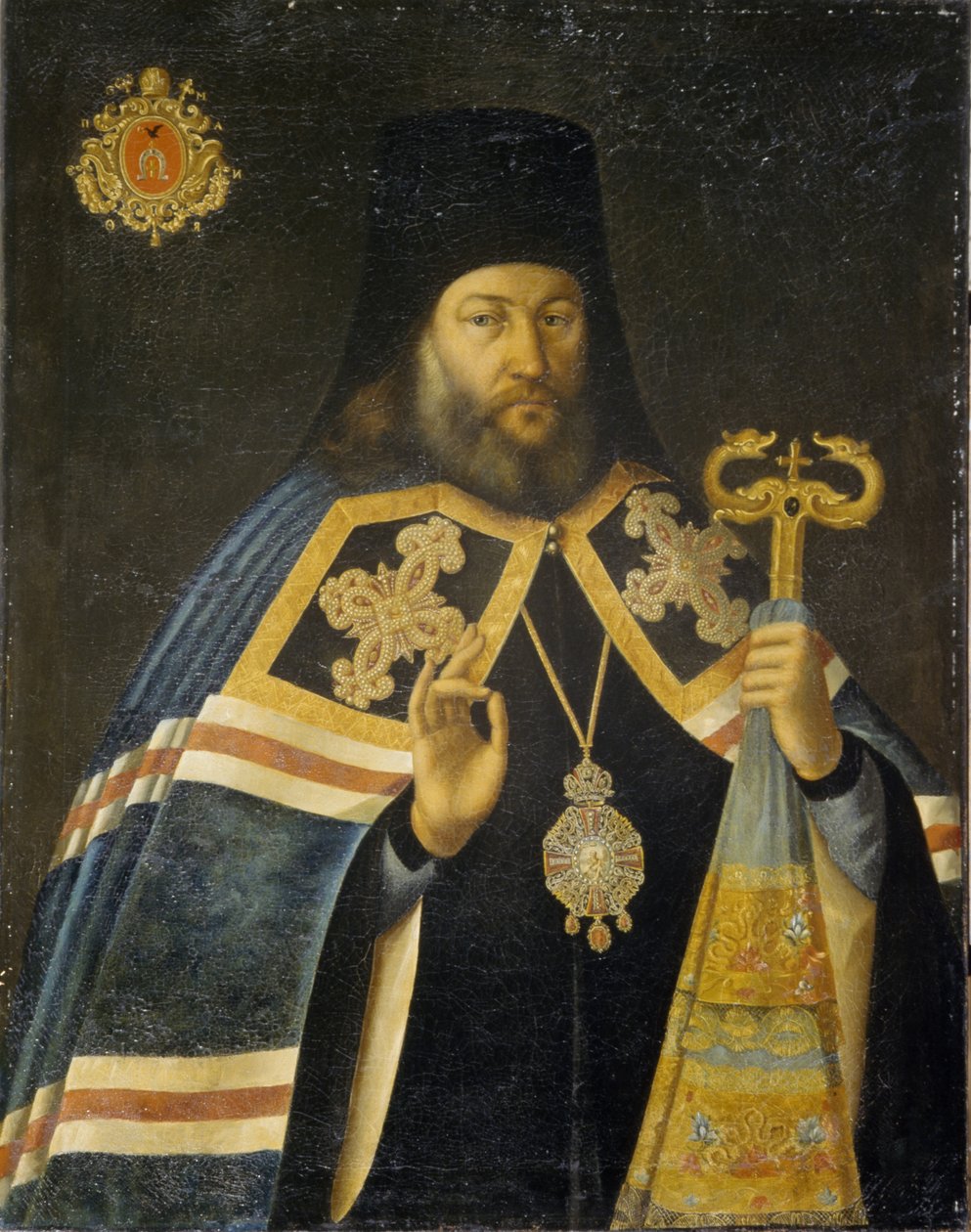 Theodosius Yankovsky, ärkebiskop av St. Petersburg och Prior av Alexander Nevsky-klostret, 1770-talet av Alexei Petrovich Antropov