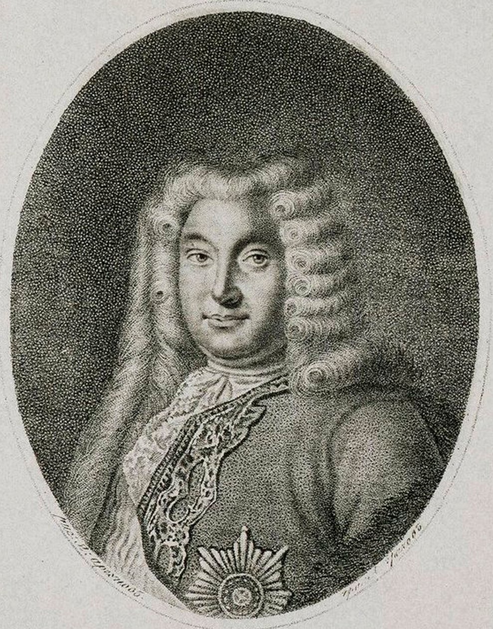 Porträtt av vicekansler greve Andrey Ostermann 1687-1747, c1812. av Alexei Petrovich Grachev