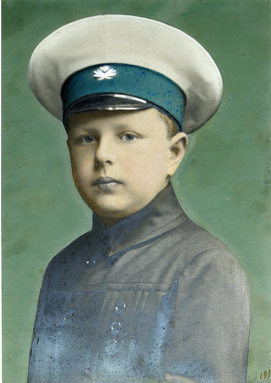 Porträtt av Sonen. Fotografi, Gouache av Alexei Sergeevich Mazurin (1846-efter 1914) av Alexei Sergeevich Mazurin
