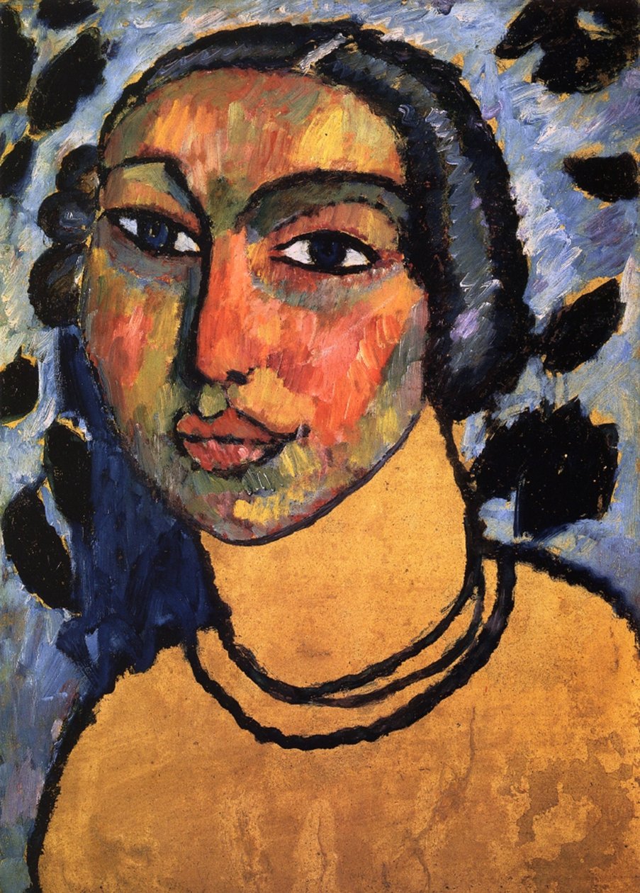 En judisk kvinna, ca 1912 av Alexej von Jawlensky