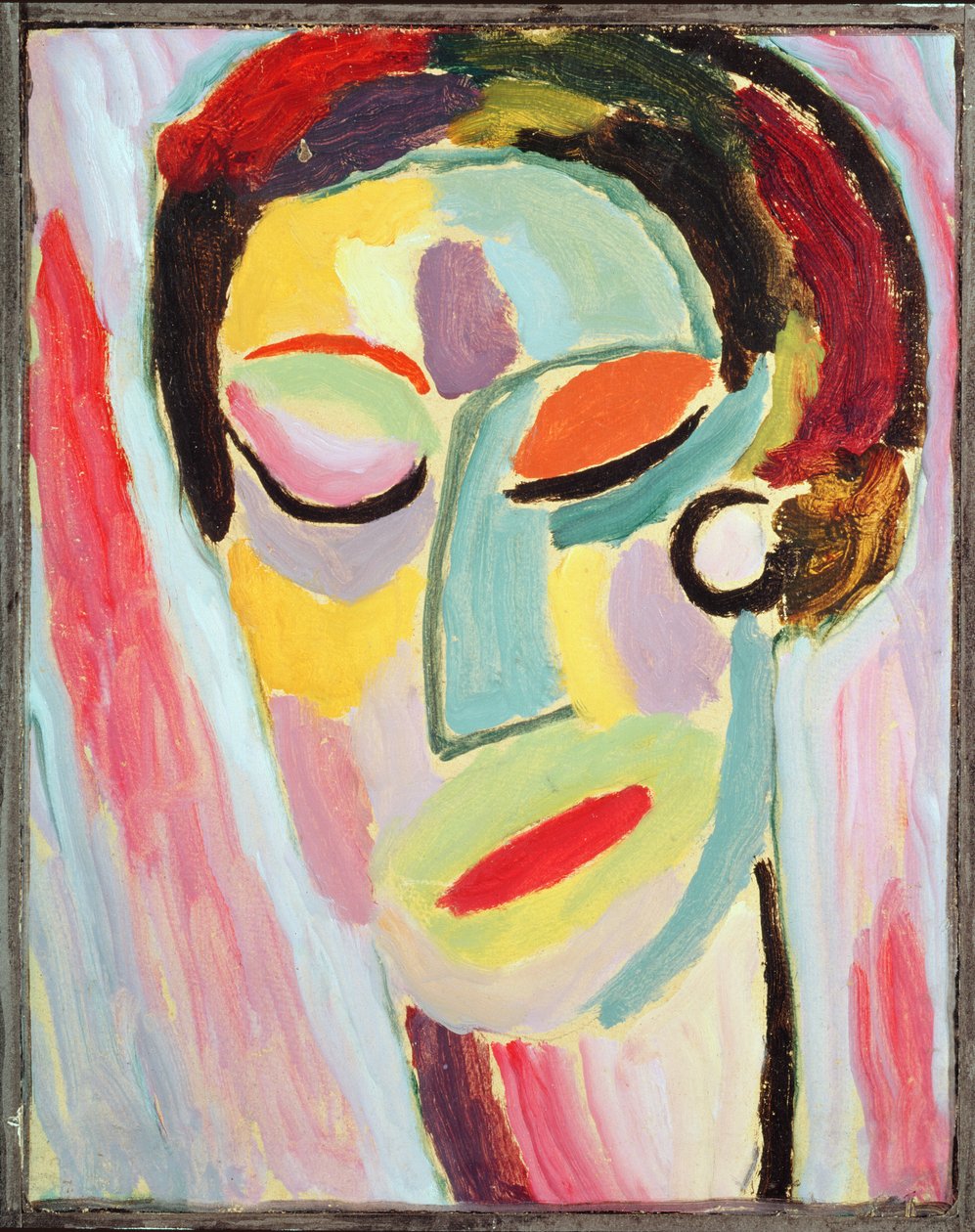 Stängda ögon av Alexej von Jawlensky