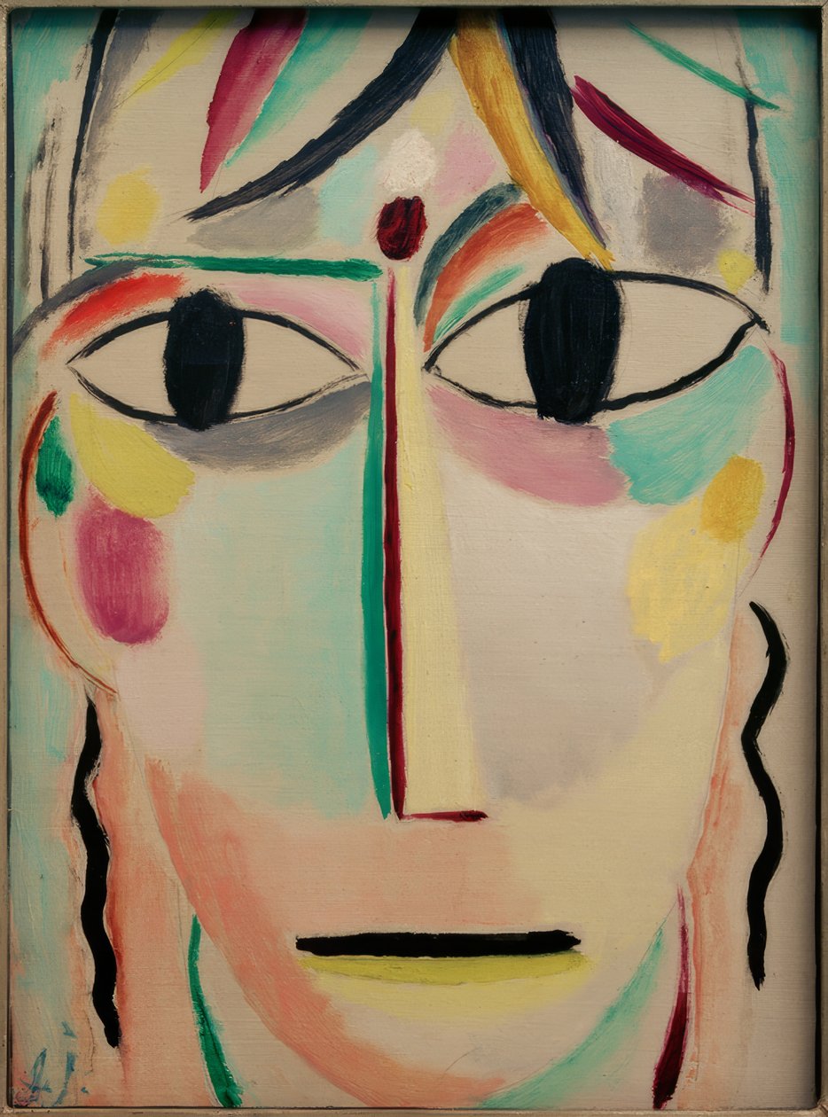 Frälsarens ansikte: förväntan av Alexej von Jawlensky