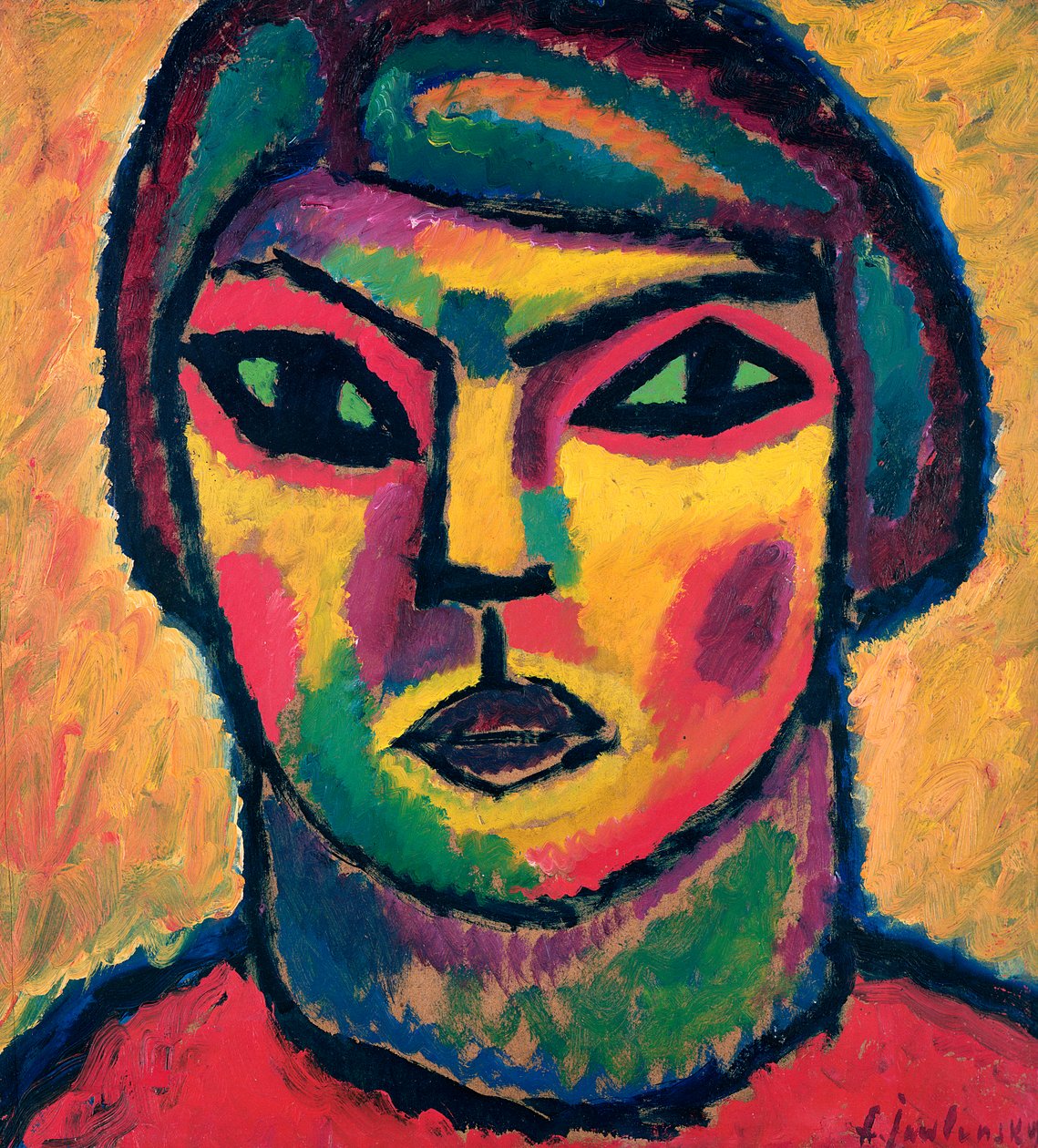 Mognad, ca 1912 av Alexej von Jawlensky
