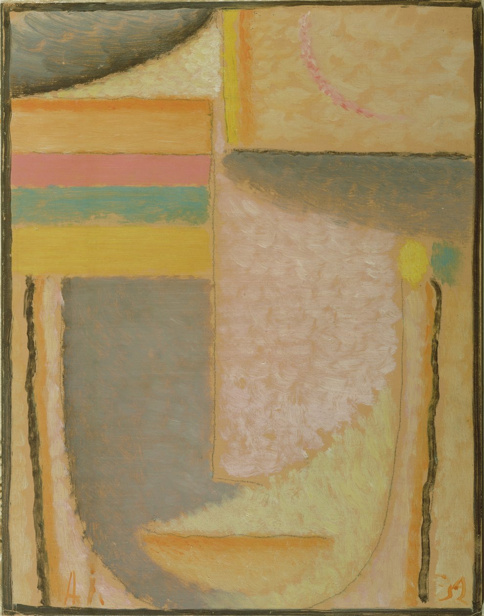 Den sista strålen, 1931 av Alexej von Jawlensky
