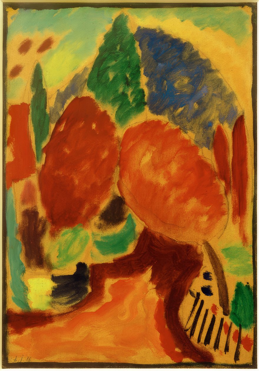 Variation: orange sätt av Alexej von Jawlensky