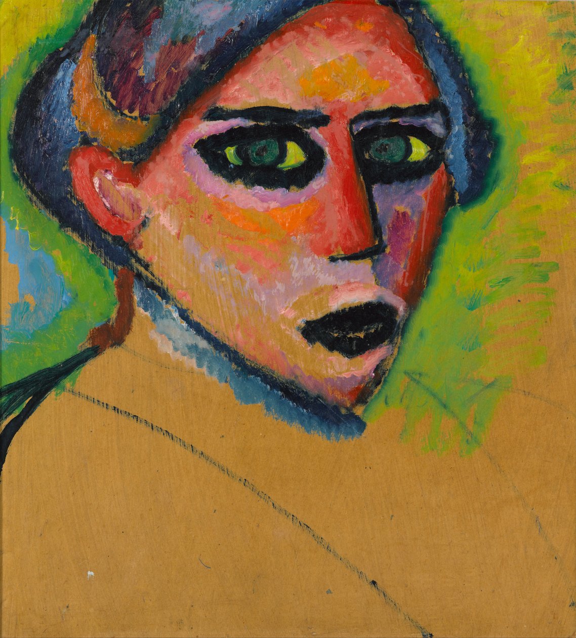 Kvinnans ansikte av Alexej von Jawlensky