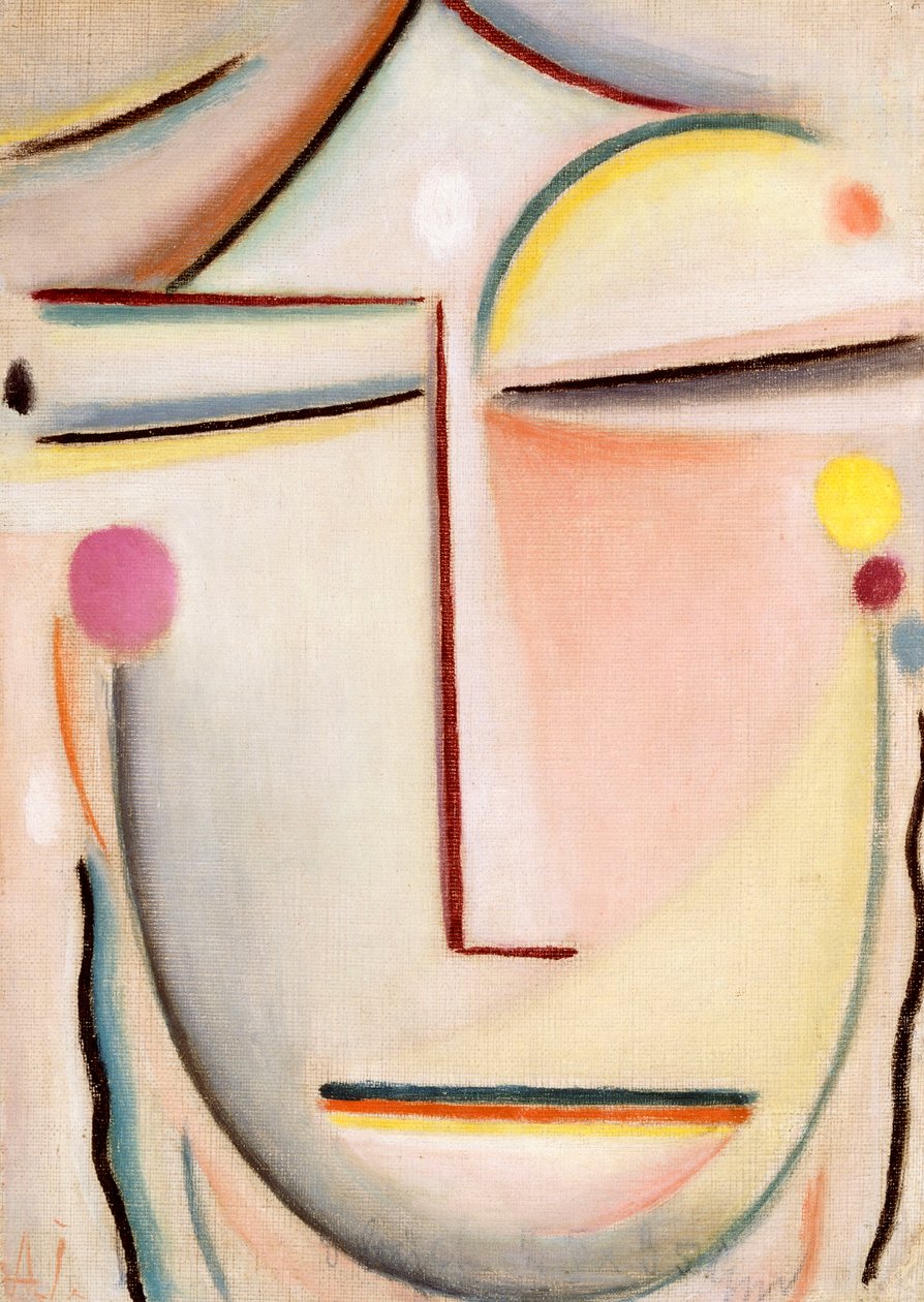 Abstract of a Head: Morning light, c.1920 av Alexej von Jawlensky