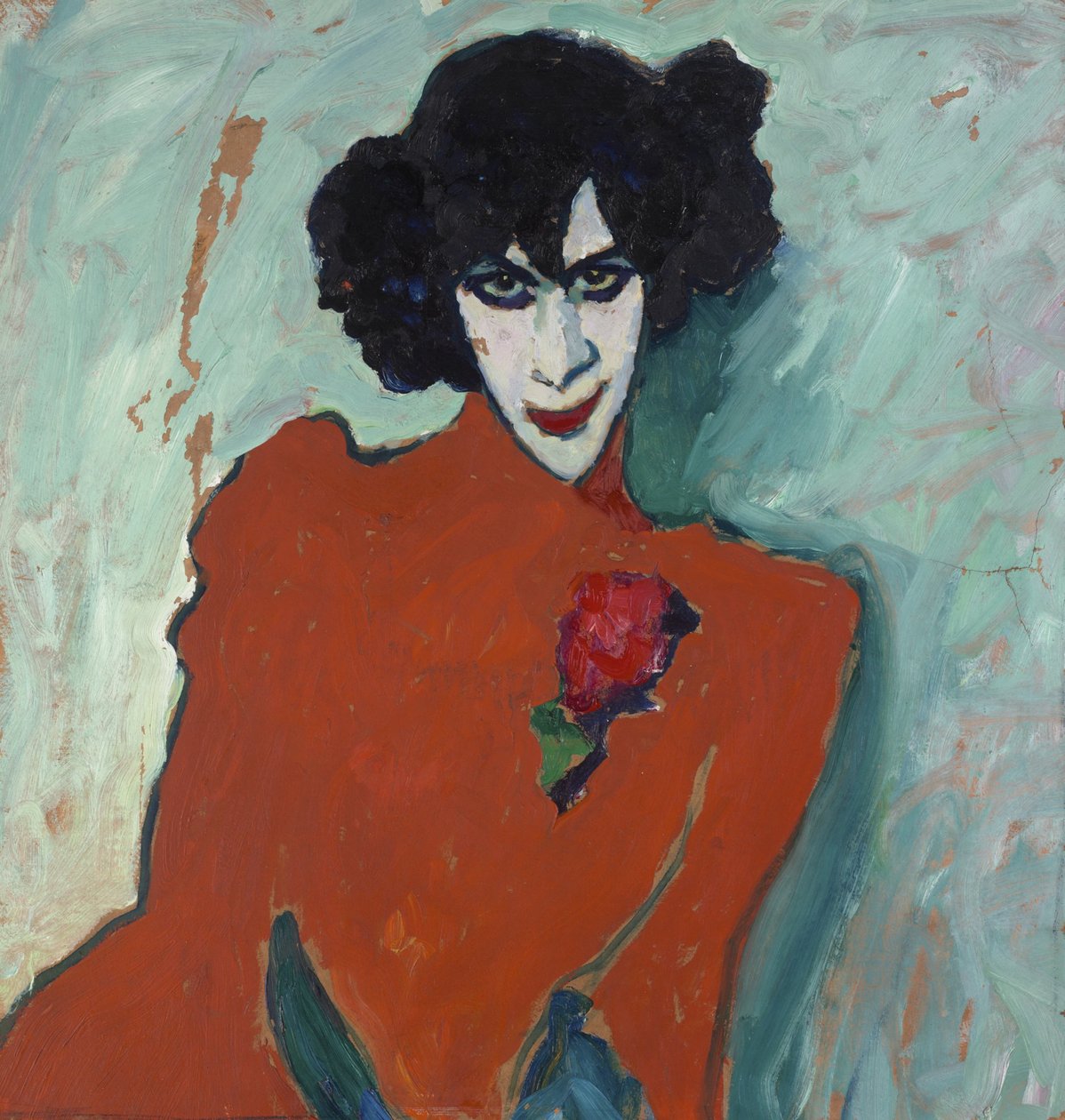 Porträtt av dansaren Alexander Sacharoff av Alexej von Jawlensky