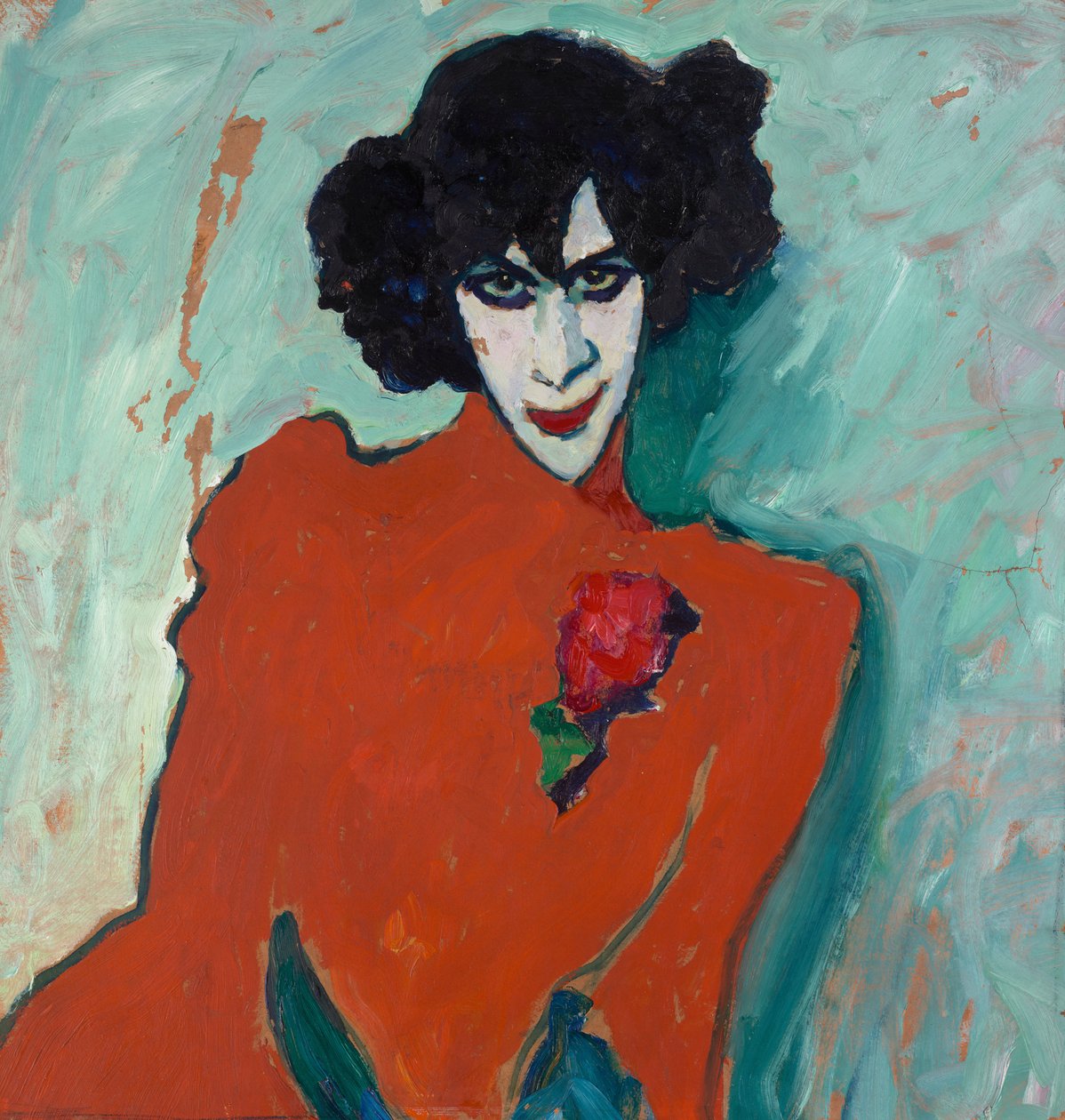 Porträtt av dansaren Alexander Sacharoff av Alexej von Jawlensky