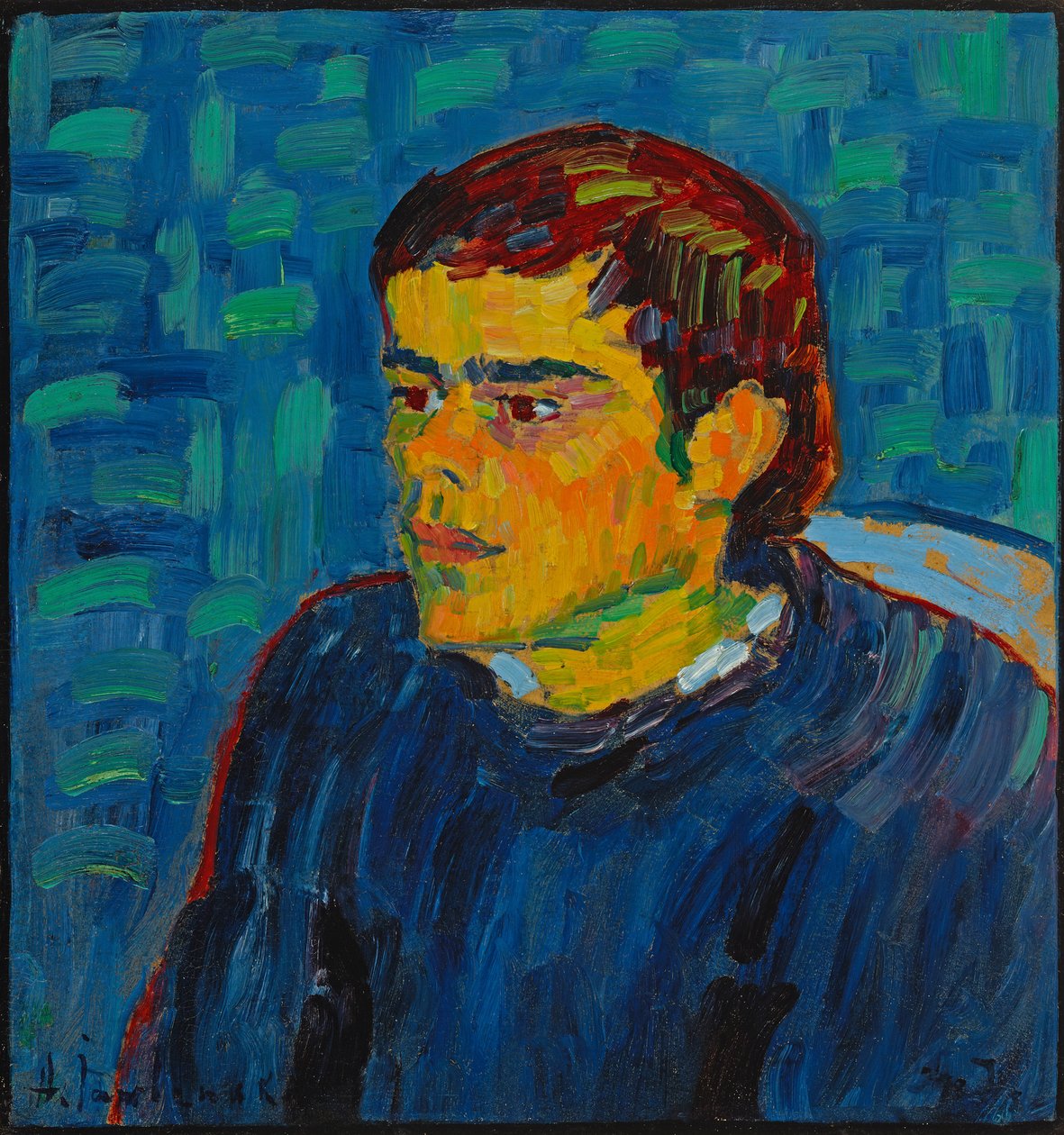 Den puckelryggige av Alexej von Jawlensky