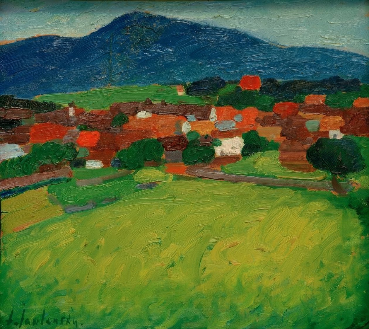 Murnau by av Alexej von Jawlensky