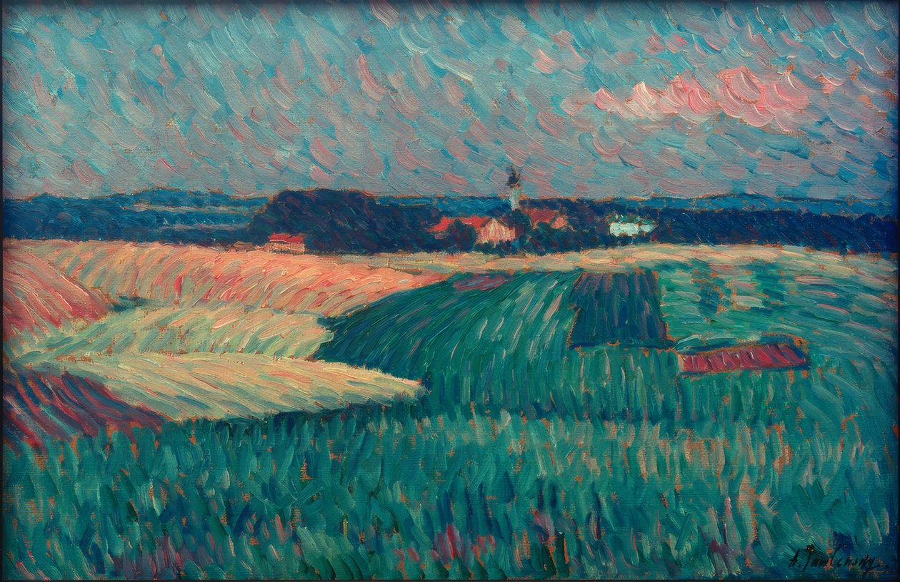 By i Bayern (Wasserburg / Kirch – Eisselfing) av Alexej von Jawlensky