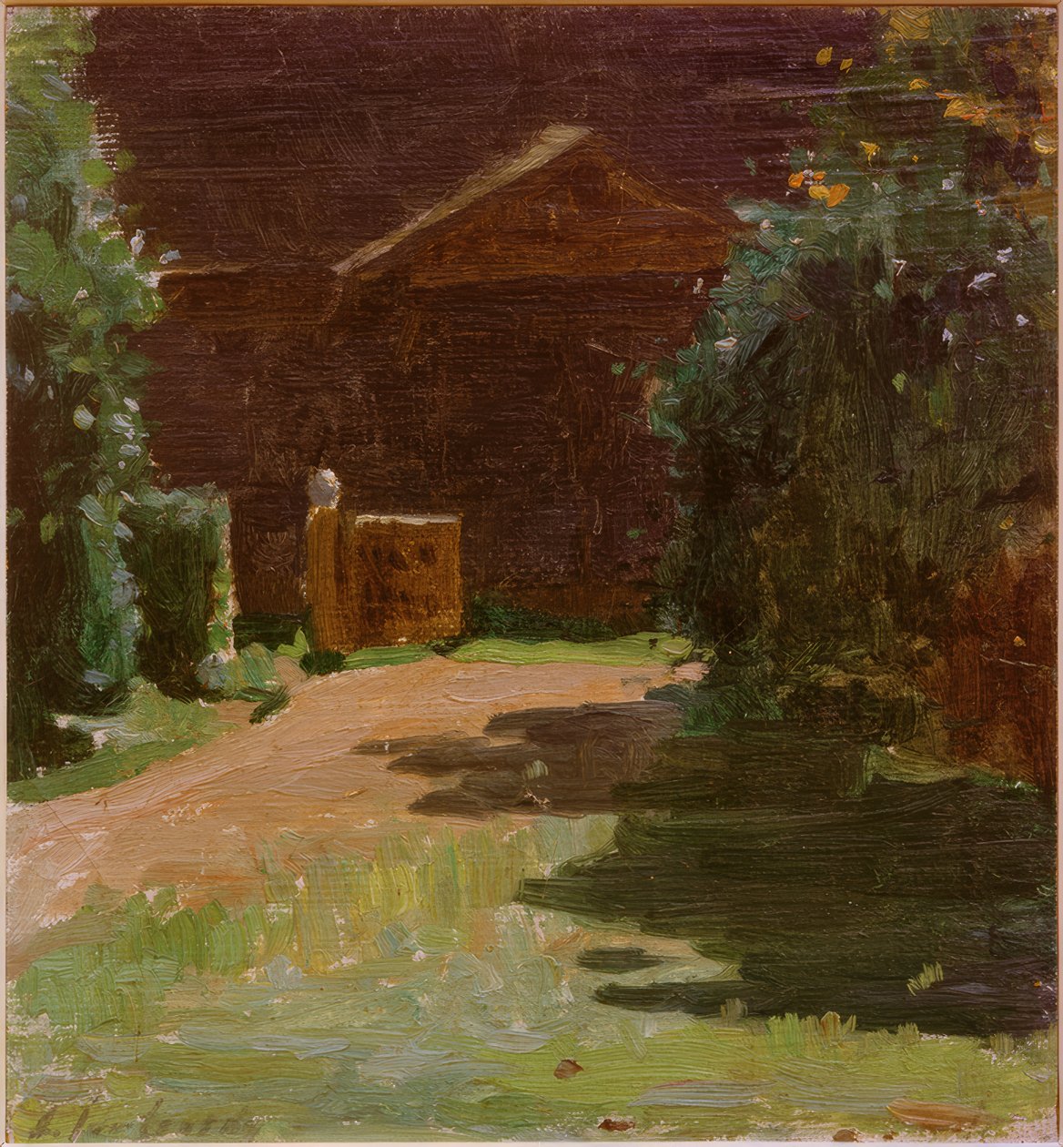 Ingång till Ansbaki slott av Alexej von Jawlensky
