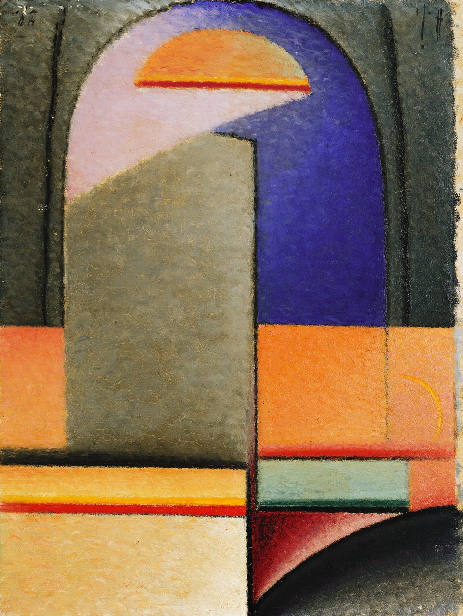 Kväll; Abend, 1929-30 av Alexej von Jawlensky