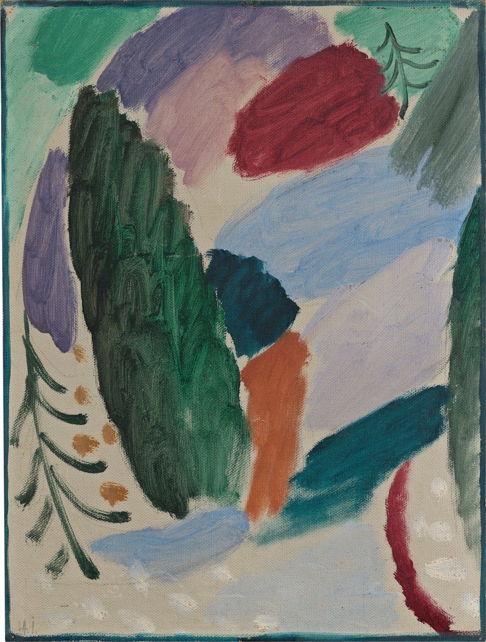 Frostiga dagen, 1915 av Alexej von Jawlensky