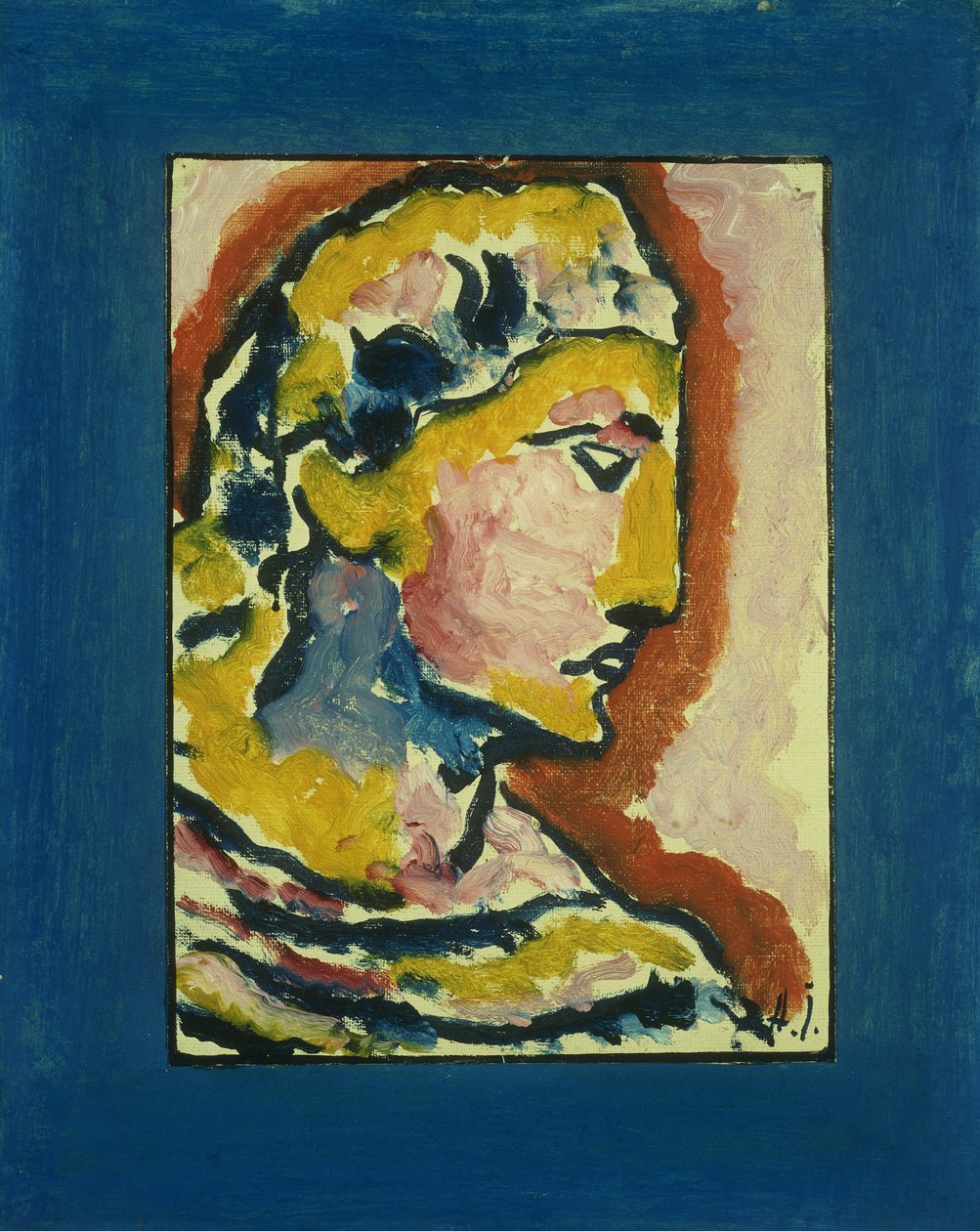 huvuden; chef, 1930 av Alexej von Jawlensky