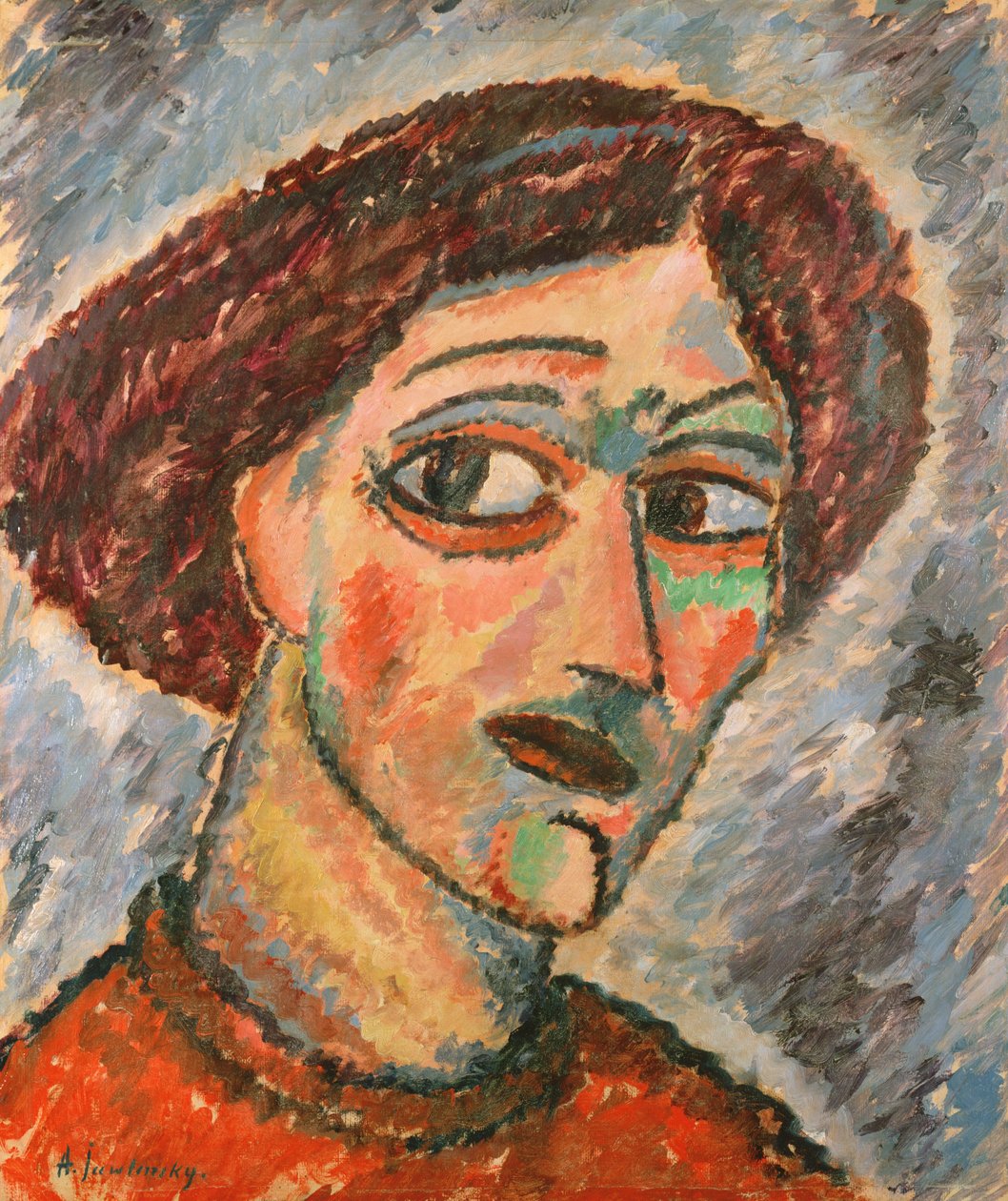 Kind Head, c.1913 av Alexej von Jawlensky
