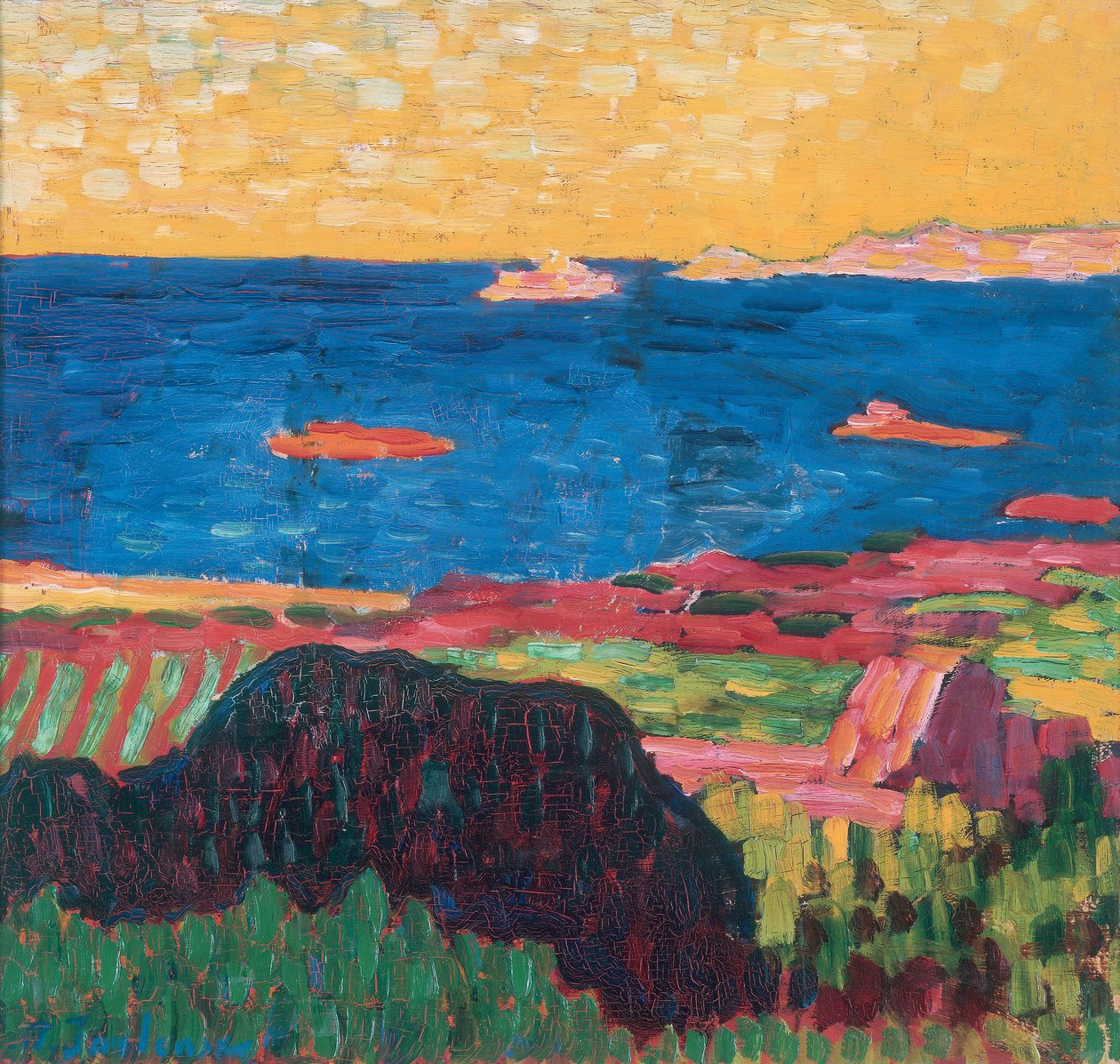 Kusten vid Carantec av Alexej von Jawlensky