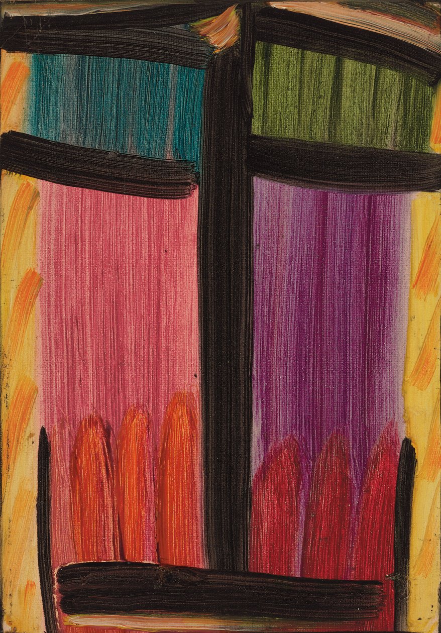 Stor Meditation: Höst; Grosse Meditation: Herbstreife, 1936 av Alexej von Jawlensky