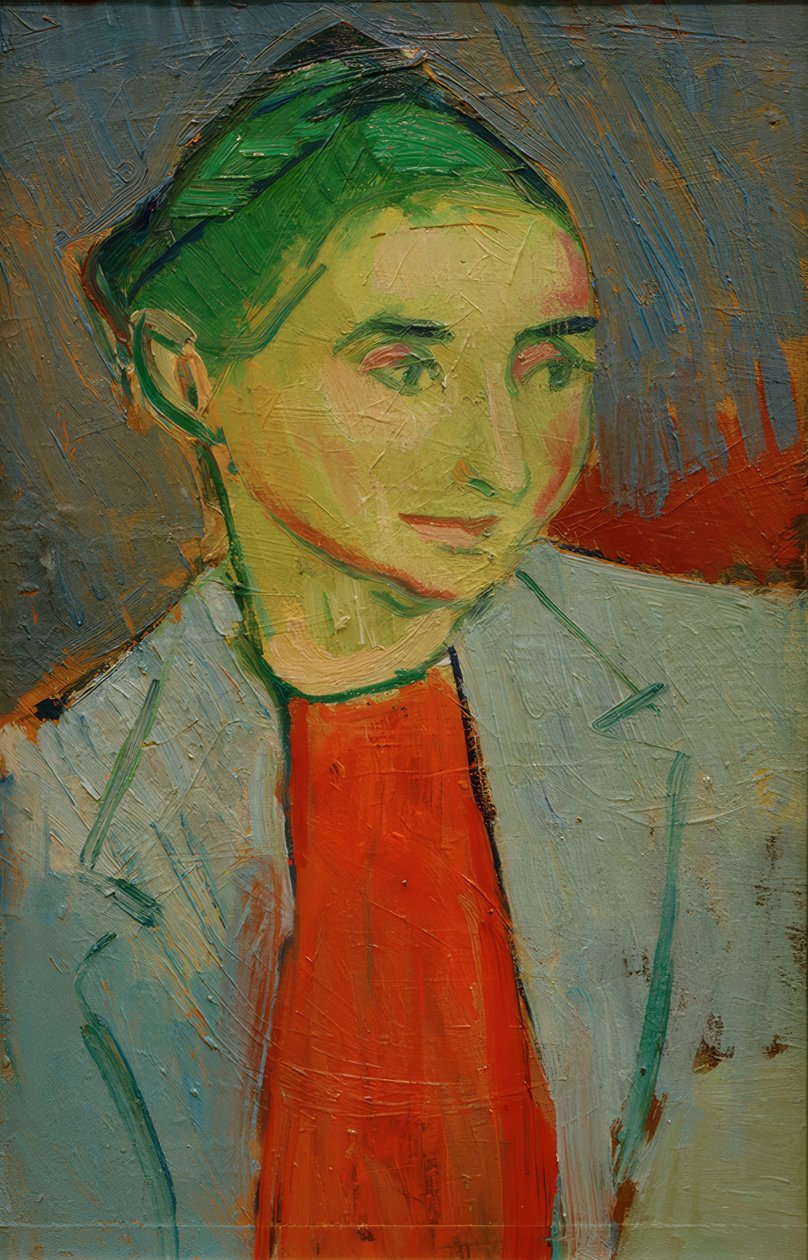 lettisk flicka av Alexej von Jawlensky